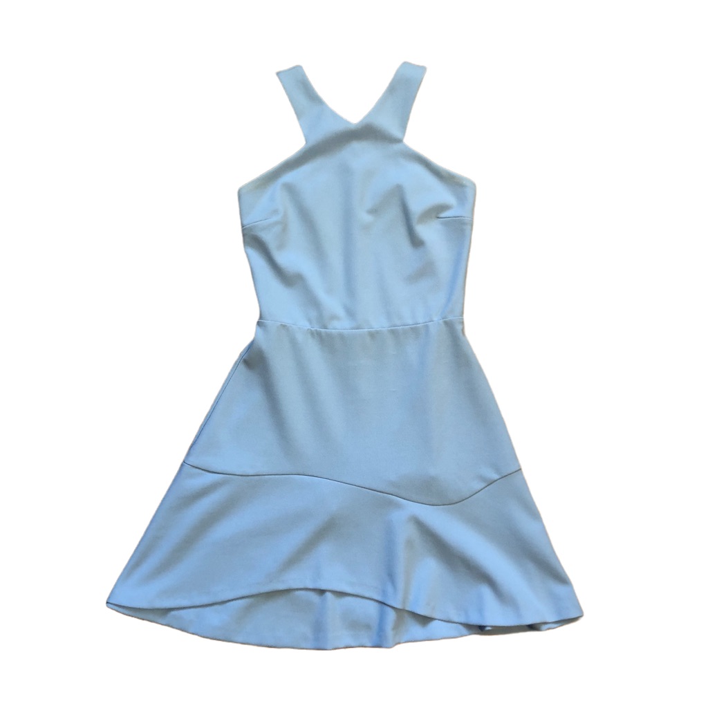 Flattering Powder Blue Party Dress